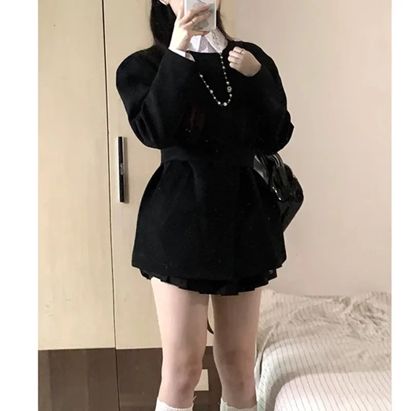 2024 элитный черный пиджак женский весенне-осенний новый элегантный универсальный