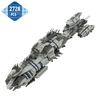 moc space wars recusant class light destroyer classic movie spaceship building block model space fleet kids toys gifts