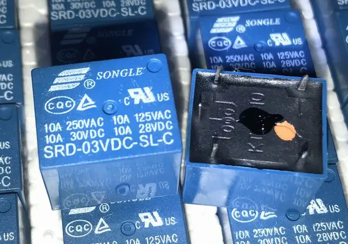 New SRD-03V/5V/6V/12V/24VDC-SL-C SRD-12V/5VDC-SD-C (T73-1C) Relay 5pins |