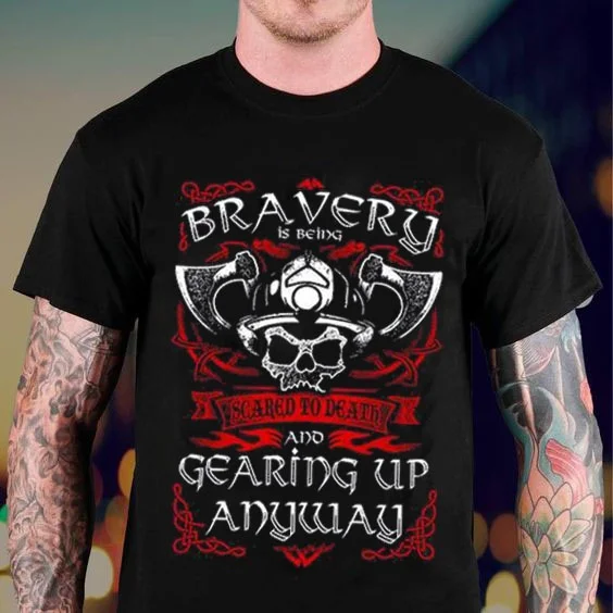 В любом случае футболка с мужеством
