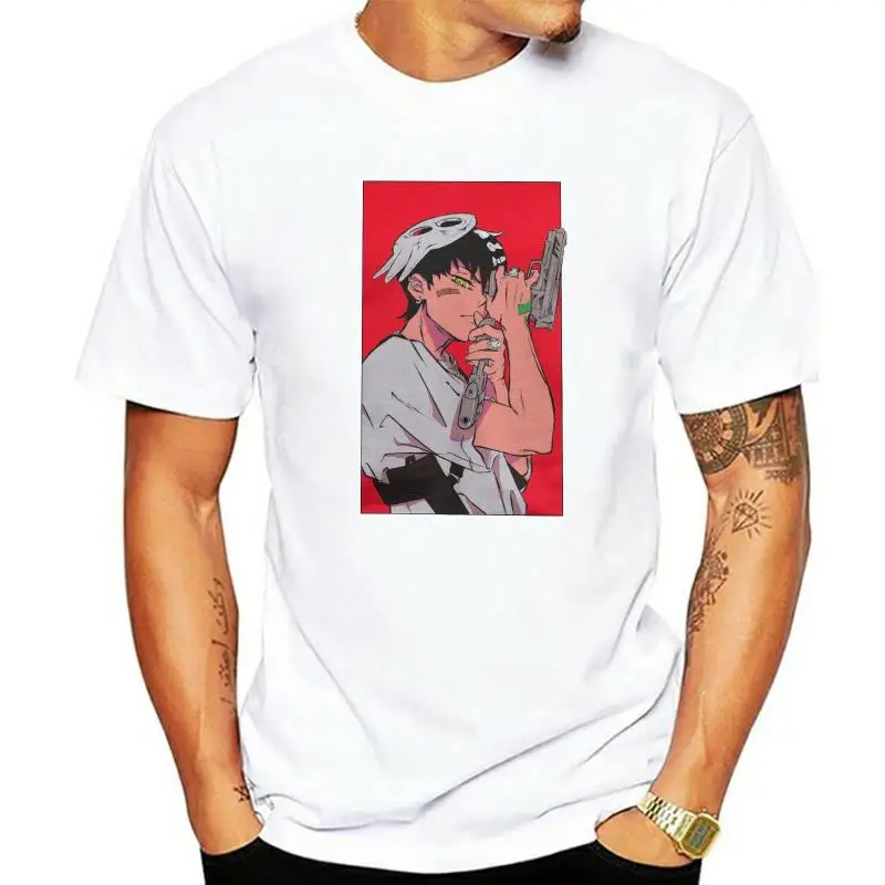 

Men's Soul Eater T Shirt Anime Cotton Clothing Fun Short Sleeve Crewneck Tee Shirt Graphic T-Shirt