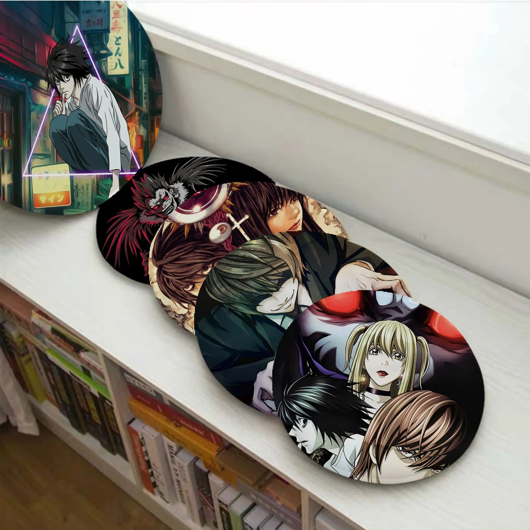 

Death Note Creative Seat Cushion Office Dining Stool Pad Sponge Sofa Mat Non-Slip Sofa Cushion