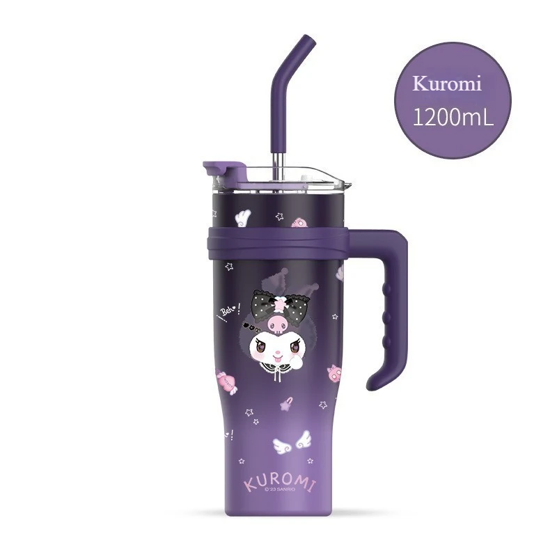 Термос Sanrio 2026: My Melody, Cinnamoroll, Kawaii, для девочек, с большим объемом, с трубочкой, изысканный подарок (art.: 3920d830fee9d) - 3920d830fee9d