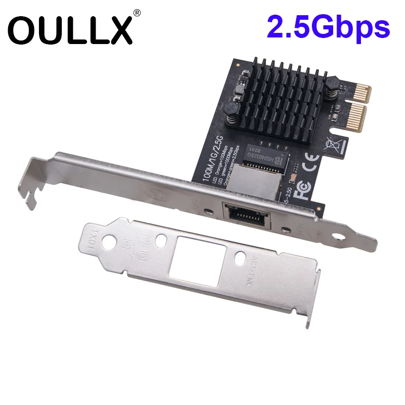 

Сетевая карта памяти PCI-e 1X, 2,5 Гбит/с