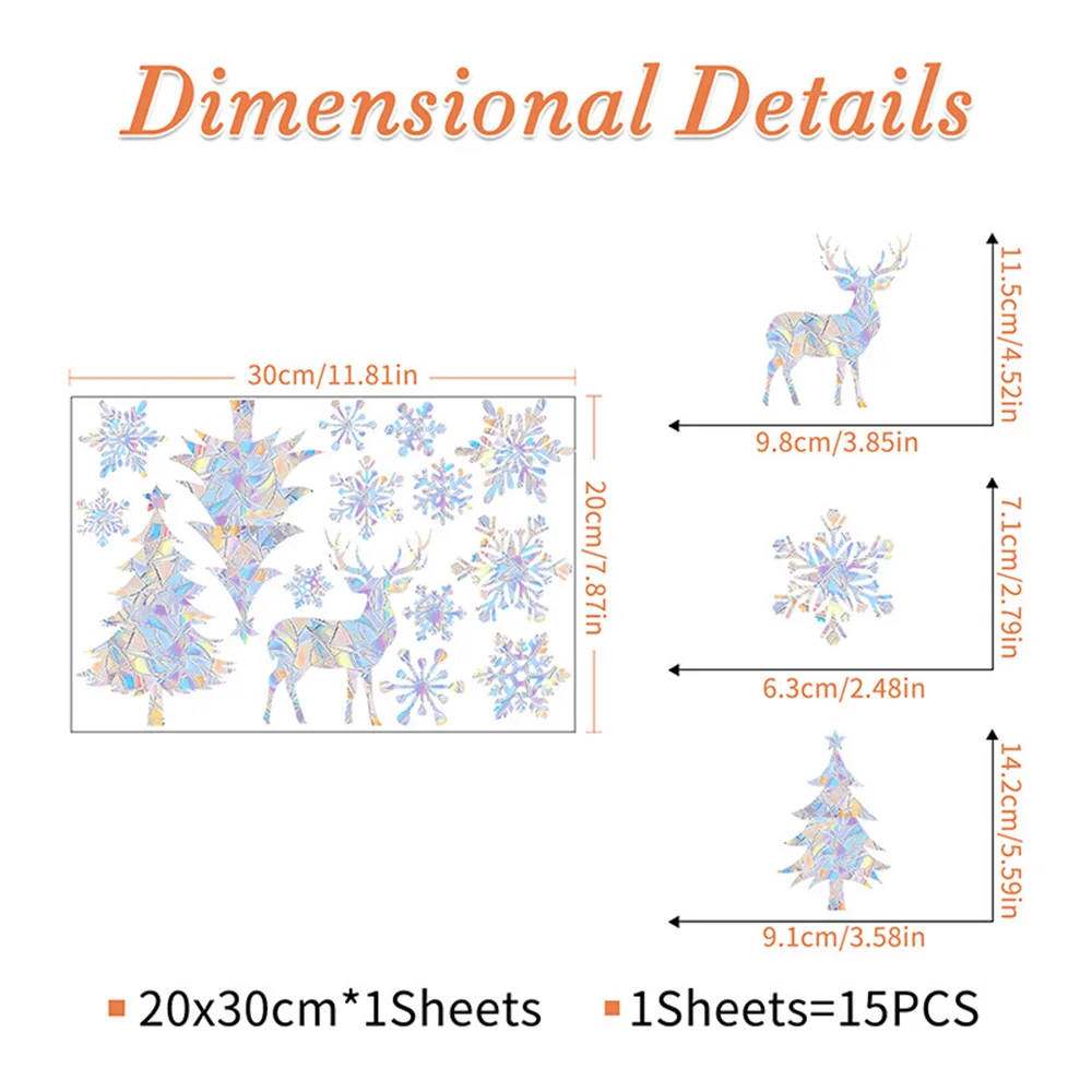 

Рождественские наклейки для окон ПВХ