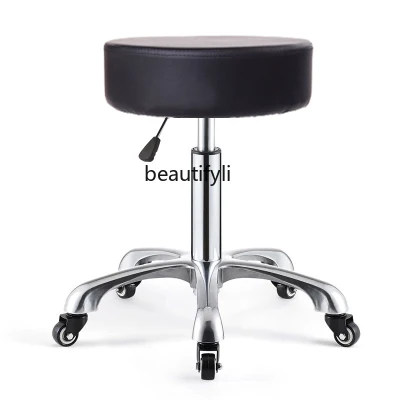 

Beauty Chair Spinning Lift round Barber Chair Master Stool round Pulley Teacher Chair