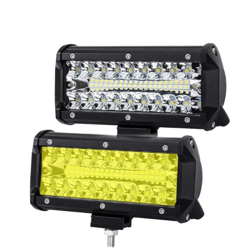 

Трехрядные светодиодные светильники Ruitaisen для внедорожников, 7-дюймовые светильники на крышу, 120 Вт, водонепроницаемые Автомобильные фары для освещения, 24 В, 6500K