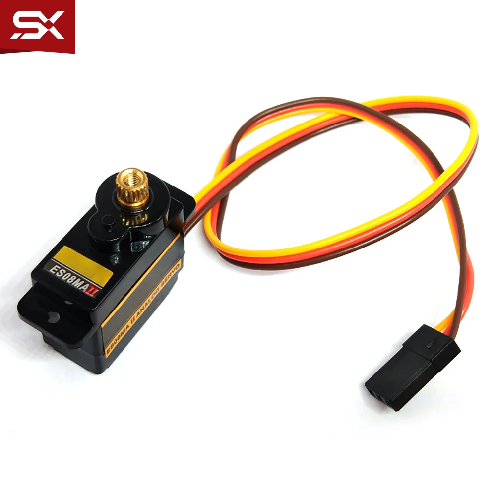 ES08MA II Mini металлическая Шестерня аналоговые сервоприводы цифровые микро рулевые