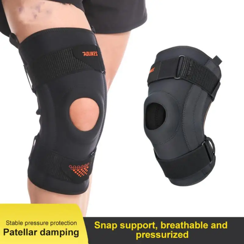 

Kneepad Spring-supported Running Basketball Fitness Pressurized Breathable Sweat Knee Protector Shock Absorbing Knee Pads