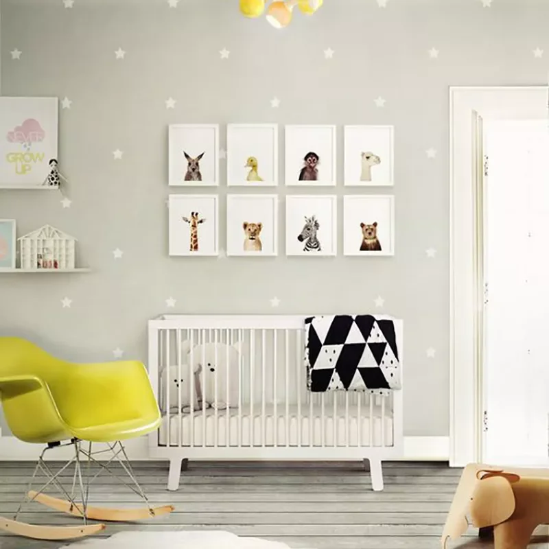 

New Kids Wall Sticker Stars Baby Nursery Bedroom Stickers For Kids Room Baby Play Mat Crawling Mat Baby Carpet Rug Developing Ma