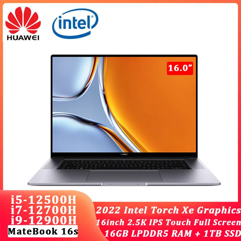 

Ноутбук Huawei MateBook 16s, 2022 дюйма, 16 ГБ/ТБ SSD
