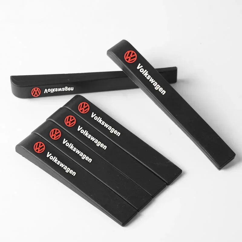 6 шт. резиновая полоса на дверь автомобиля защитная наклейка от столкновений для