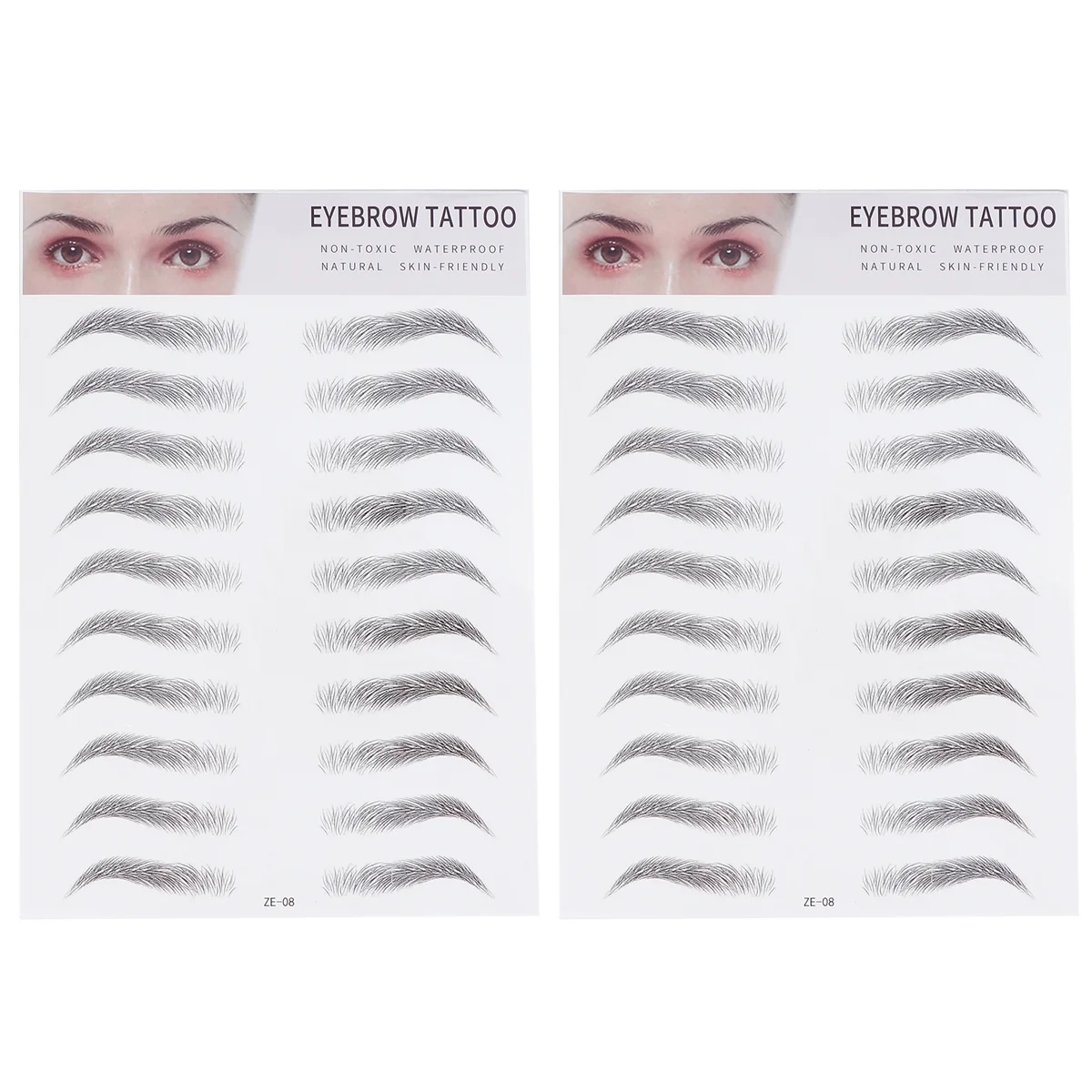 

Sticker Brow Stickers Transfer Imitationfake Tool Artificial Shaper Grooming Shaping Makeup Peel Off Stencils Waterproofhair