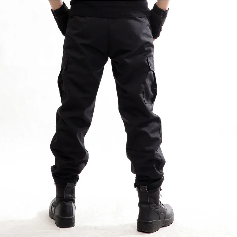 NEW 2022 Outdoor Cargo Overalls Commando Black Multi-pocket Labor Protection Security Guard Field Jungle Tactical Pants