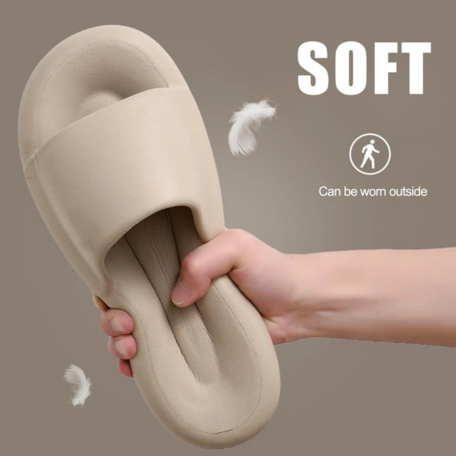 Cute Cloud Home Pillow Slides Summer Men EVA Soft House Slippers Beach Women Shower Shoes Indoor Flip Flops Colorful Sandals