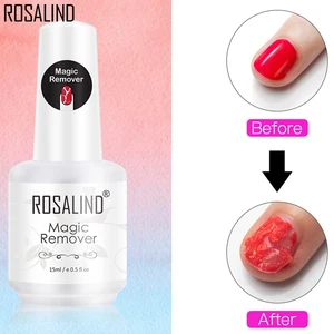 ROSALIND Magic Nail Polish Remover 10ML/15ML Gel Soak Off Cleaner UV Gel Polish Delete Matt Primer   in India