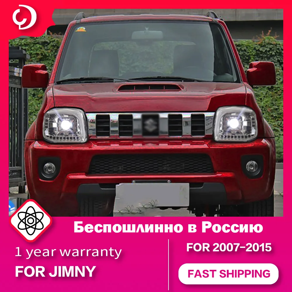 AKD автомобильные фары для Suzuki Jimny 2007-2015 светодиодные DRL указатель поворота