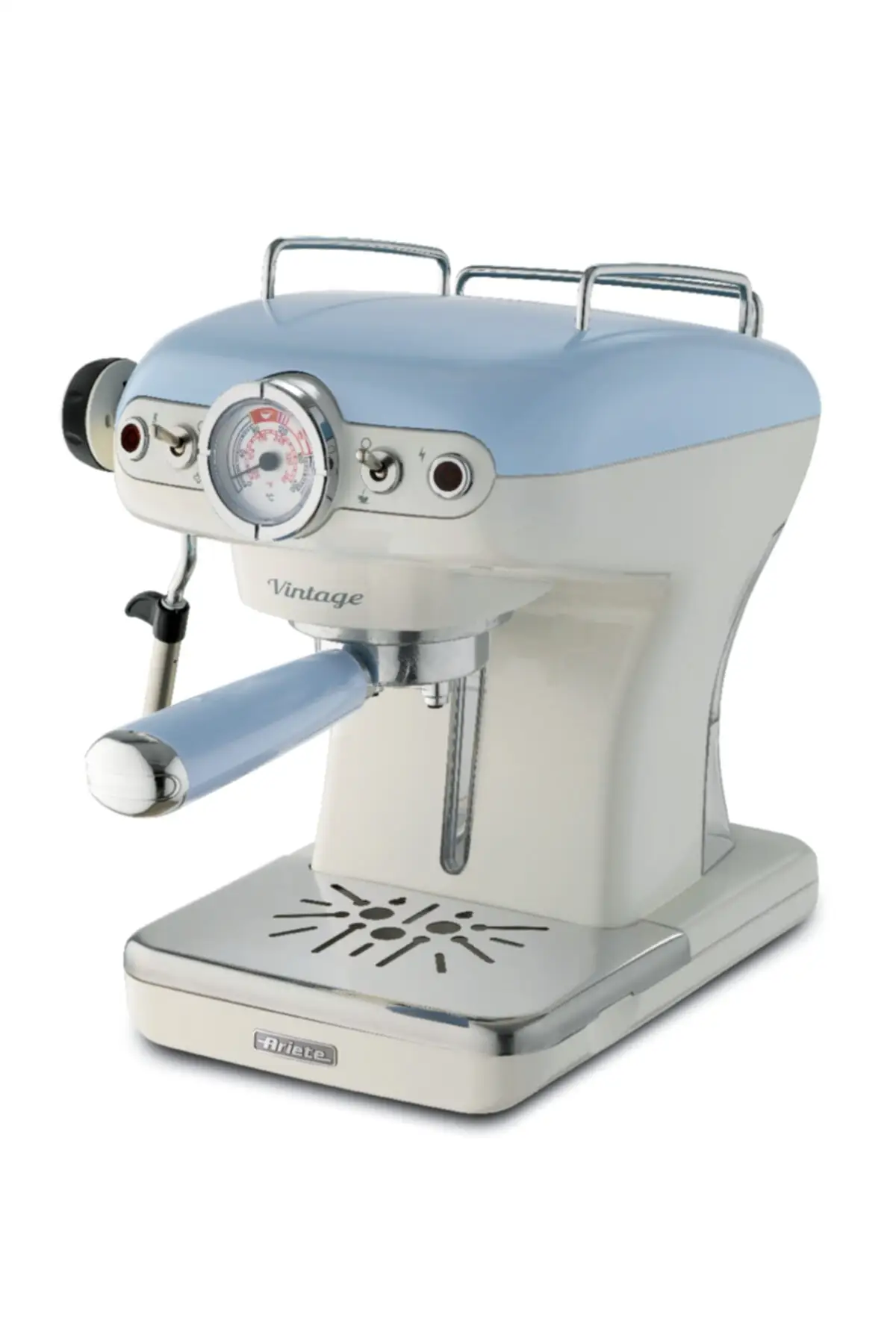 

Blue Vintage Cappuccino/Espresso Machine