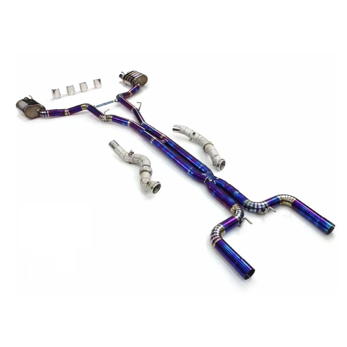 Титановая выхлопная система для системы Maserati Ghibli Valvetronic Catback