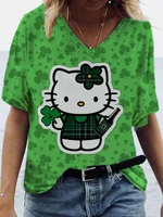 hello kitty t shirt kawaii summer womens t shirt short sleeve harajuku loose t shirt streetwear gothic womens
