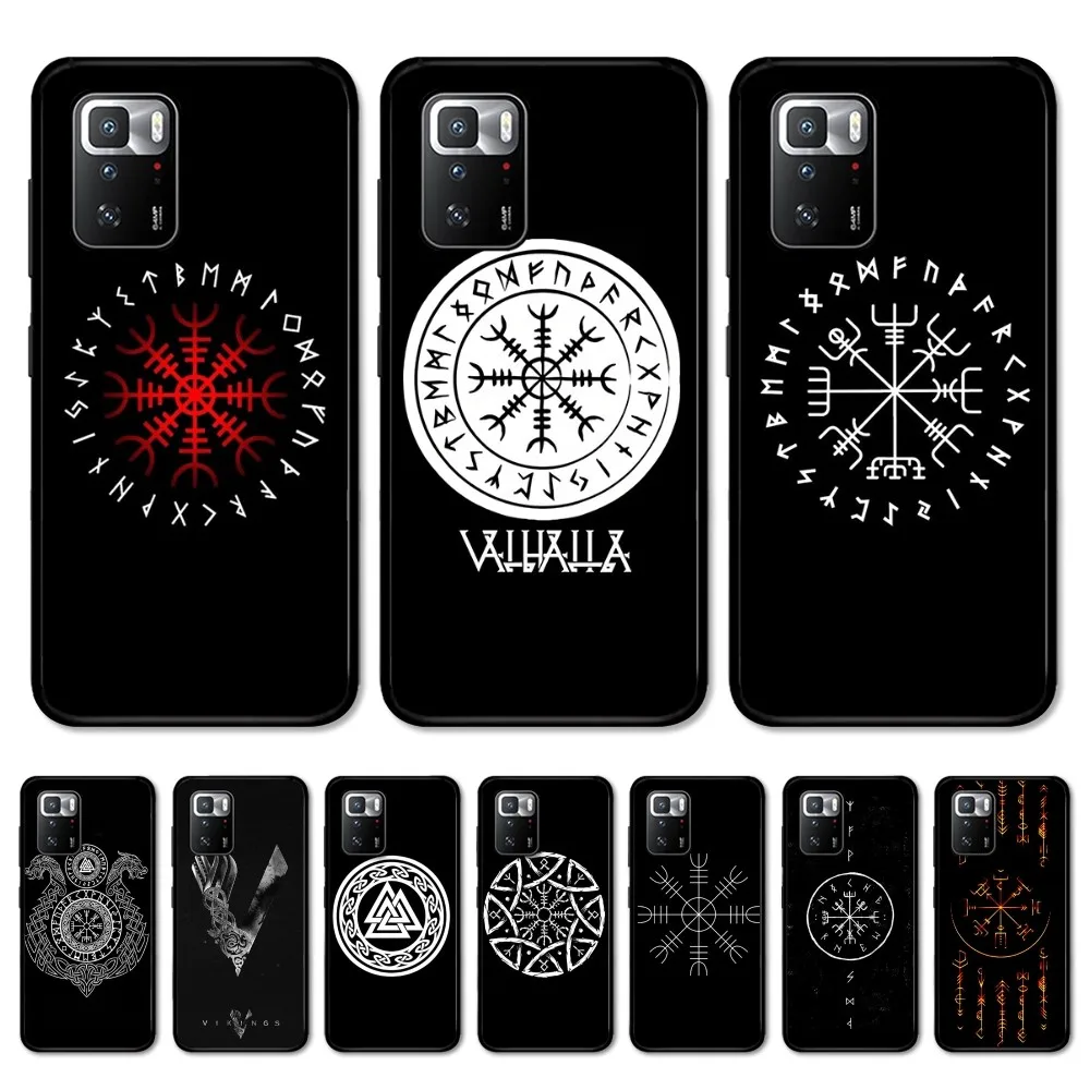 Чехол для телефона с логотипом Viking Vegvisir Redmi 5 6 7 8 9 10 Plus Pro A GO K20 K30 K40 F3 Fundas