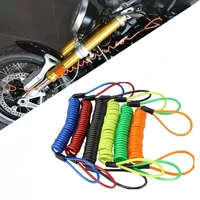 motorcycle reminder cable security reminder bike scooter scooter safety anti theft disc lock rope motorcycle safety