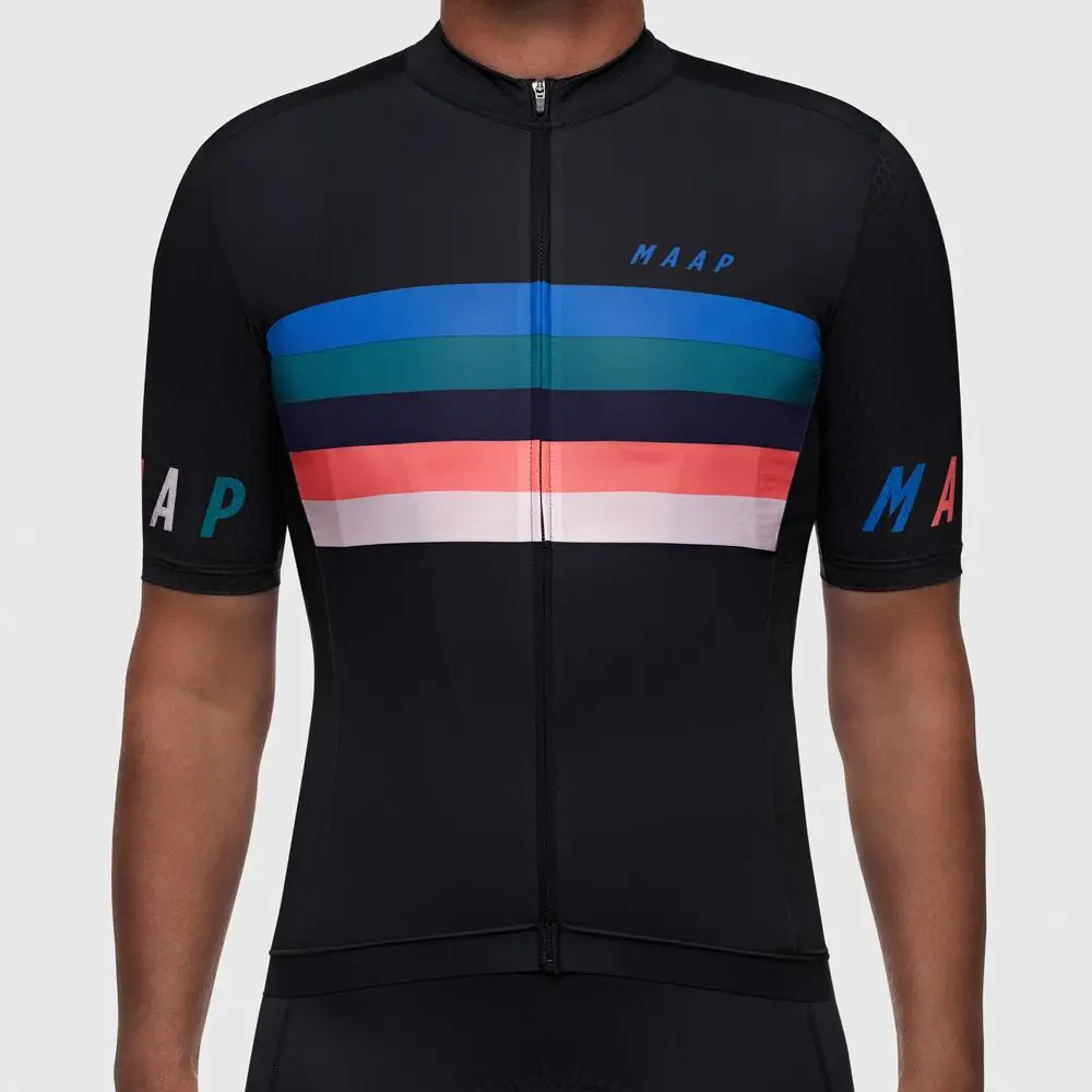 New 2022 Maap Cycling Jersey Set Men Summer Short Sleeve Tops Breathable Bicycle Cycling Clothing Bib Shorts Sport Wea Maillot
