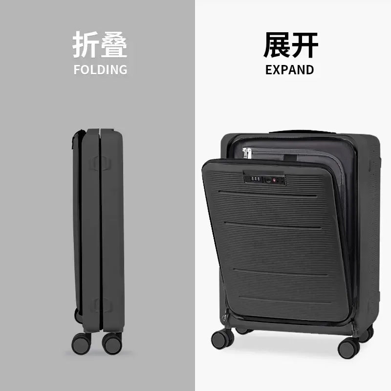 Carrylove 20-дюймовый складной чемодан для ноутбука из полипропилена с жестким
