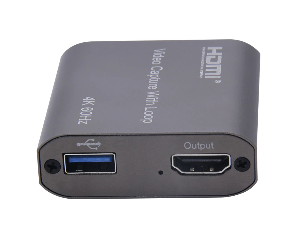 

Factory Hot sale 4K@60Hz HDMI Video Capture USB2.0 with Loop HDMI Video Capture Card