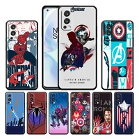 avengers marvel cool for oneplus nord 2 ce 5g 9 9pro 8t 7 7ro 6 6t 5t pro plus silicone soft tpu black phone case cover coque