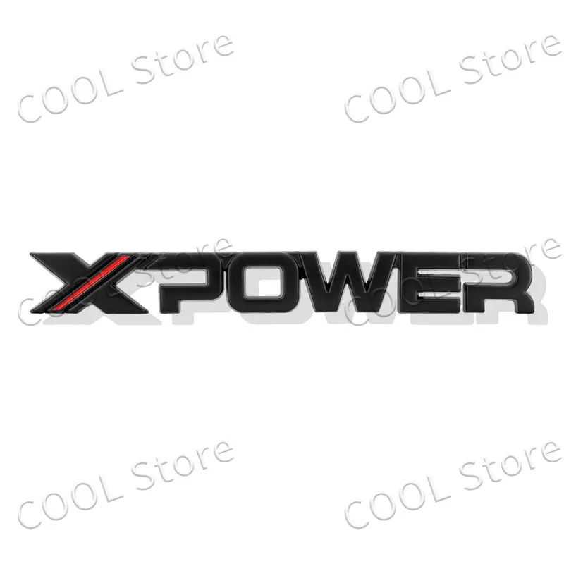 

3D хромированный металлический логотип X XPOWER, эмблема заднего багажника автомобиля, табличка с именем, наклейка для MG ZS HS GS 3 5 6 7 TF RX5 GT, аксессуары