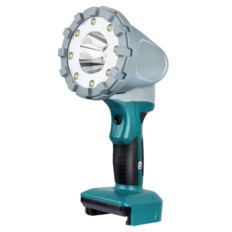

ZWINCKY 1400 LumenHand-held LED Light For Makita/Bosch/Dewalt/Milwaukee 18V Li-ion Battery LED Work Flashlight Spotlight Lamp