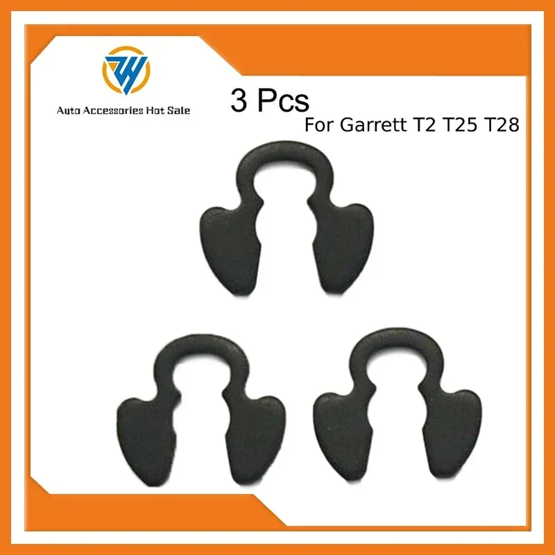 

3 шт. привод турбокомпрессора, стопорное кольцо перепускной заслонки, черная сталь, стопорное кольцо электронного зажима, шайба для крепления вала для Garrett T2 T25