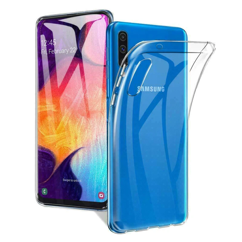 

Transparent Silicon Cases For Samsung Galaxy A10 A20 A20e A30 A40 A50 A60 A70 A80 A90 A51 A71 M40 Soft TPU Protective Back Cover