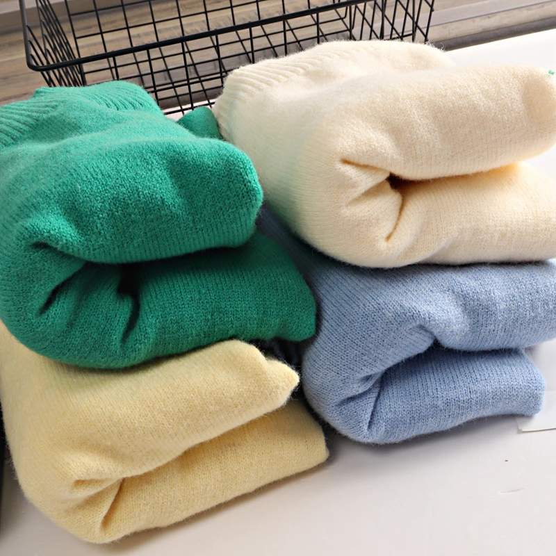 Женский кашемировый свитер GIGOGOU теплый костюм из двух предметов с высоким