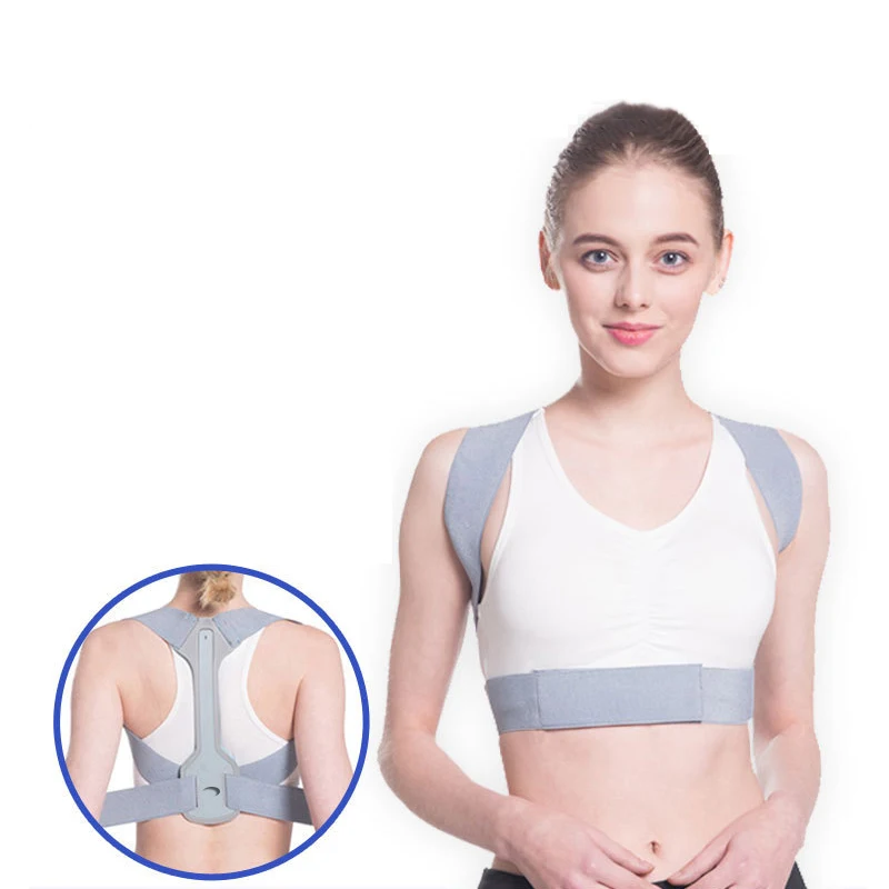 

Регулируемый корректирующий пояс ортопедический Невидимый Корректор осанки для взрослых и детей серый Корректор осанки для мужчин и женщи...