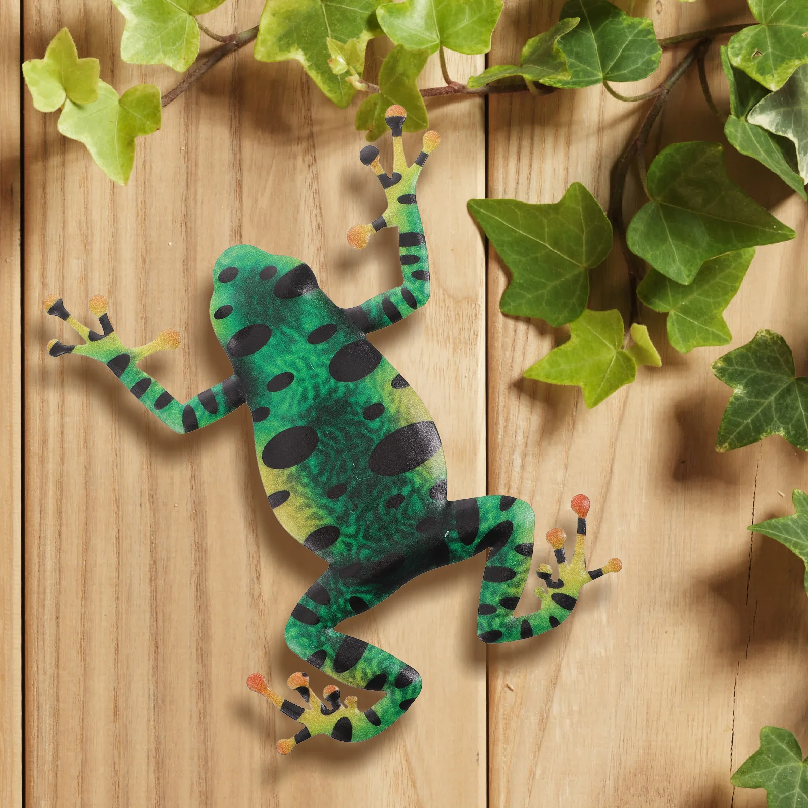 Винтажный домашний декор садовый забор статуя кованая железная лягушка