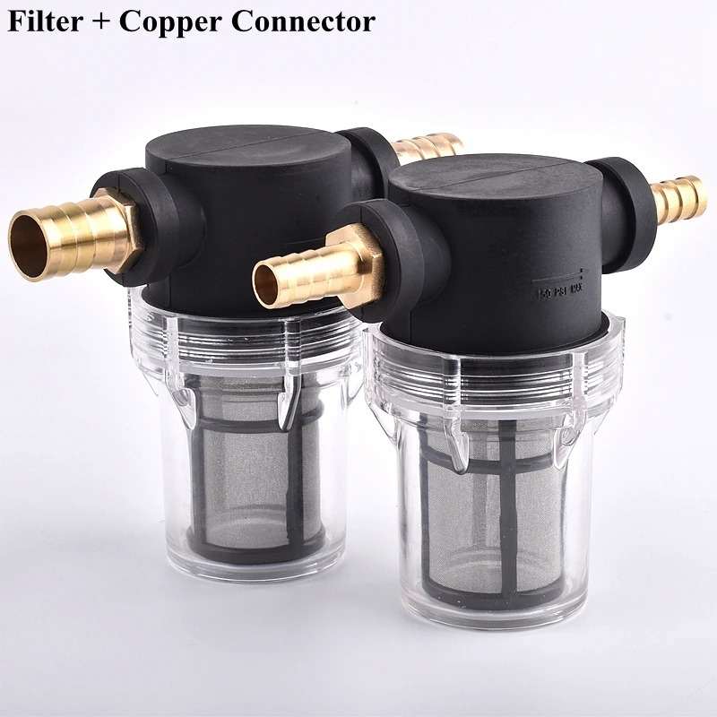 

1/2" Garden Watering Hose Filter Agricultural Irrigation Filter Aquarium Fish Tank Pagoda Copper Joint Water Pump Strainer Mesh