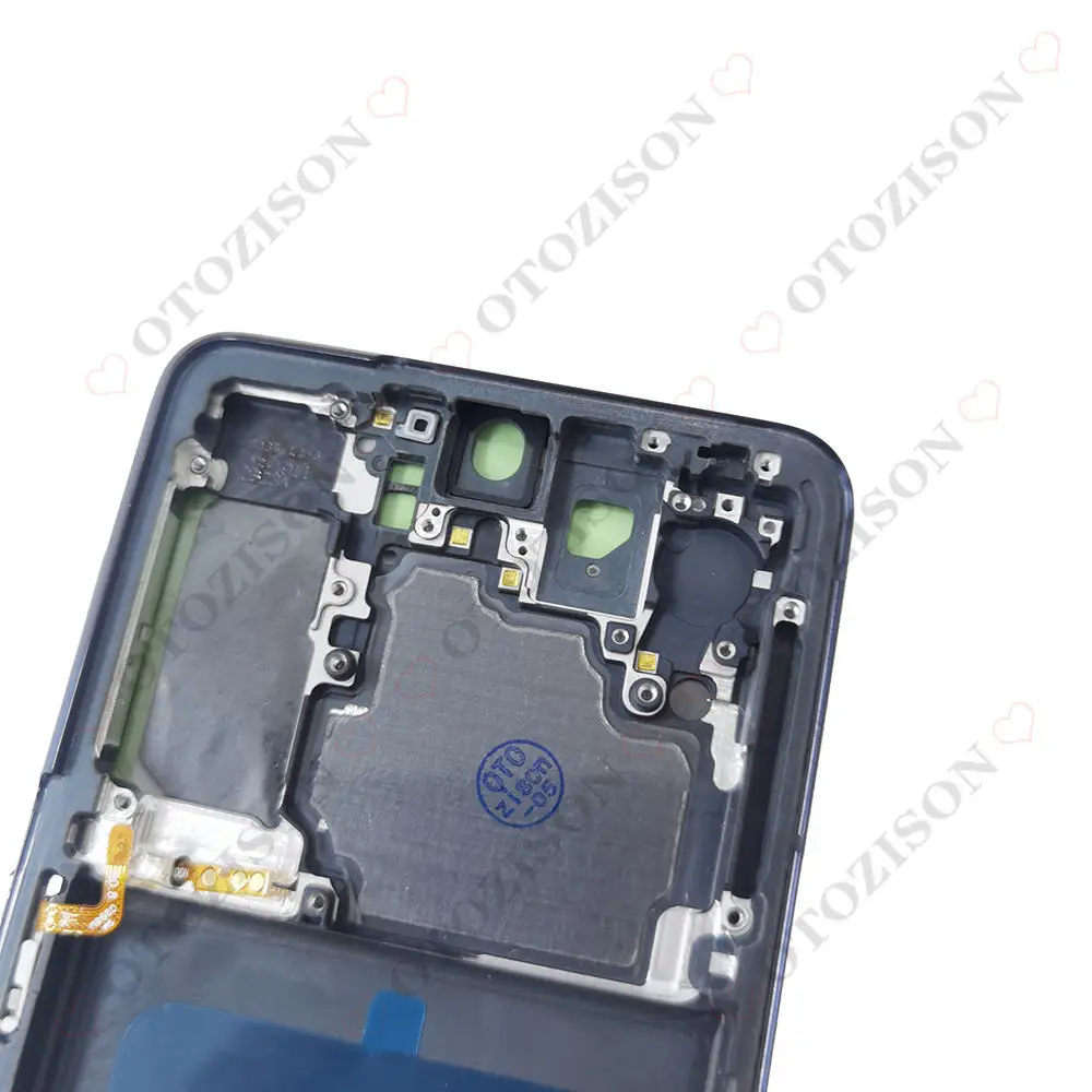 Средняя рамка S21 для Samsung Galaxy 5G SM-G991B SM-G991U SM-G991W G9910 запасные части корпуса экрана