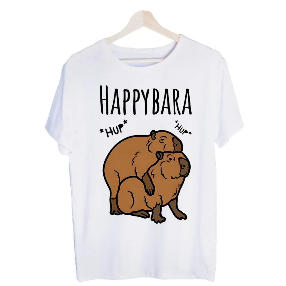 Футболка мужская с короткими рукавами милая Повседневная рубашка мультяшным