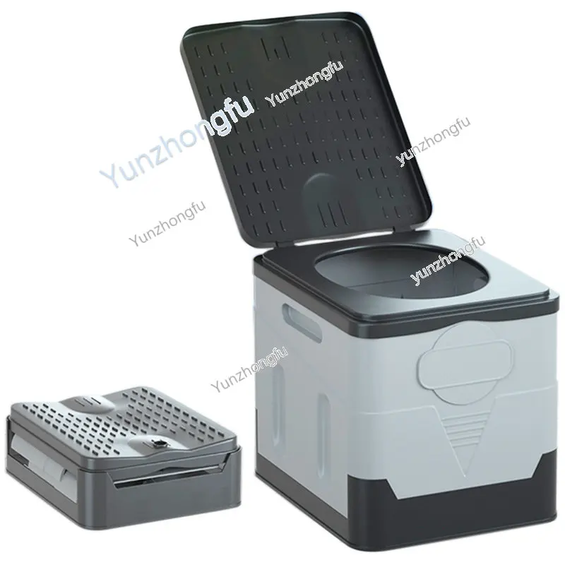 

Car Outdoor Toilet Portable Deodorant Toilet Folding Toilet Toilet Curing Agent Emergency Camping Self-Driving