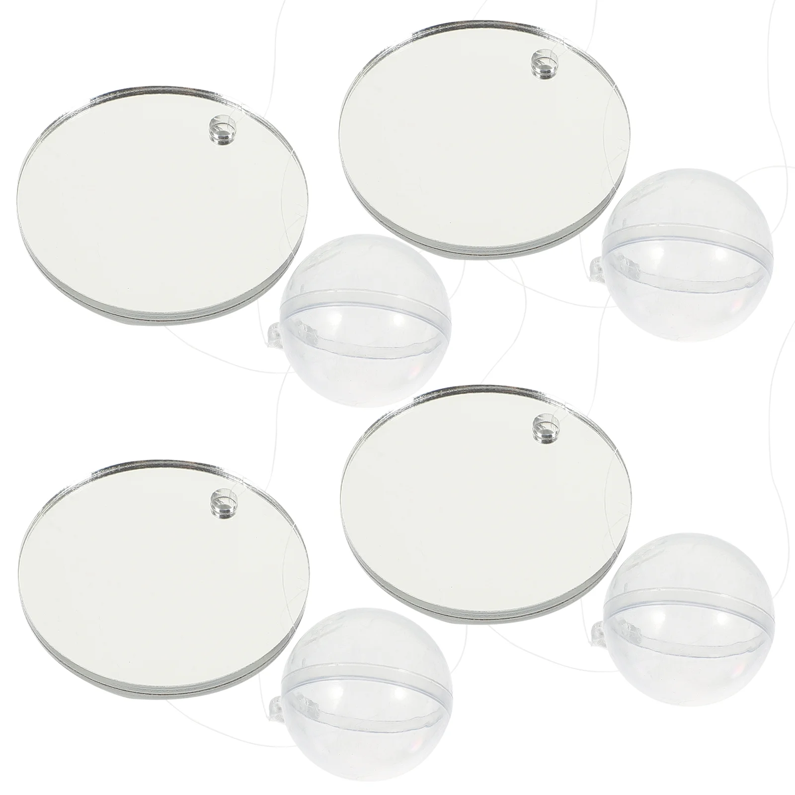 

Betta Mirror Tank Toys Training Decor Side Decorations Supplies Single Toy Floating Mirrors Exercise Aquarium Double Decorative