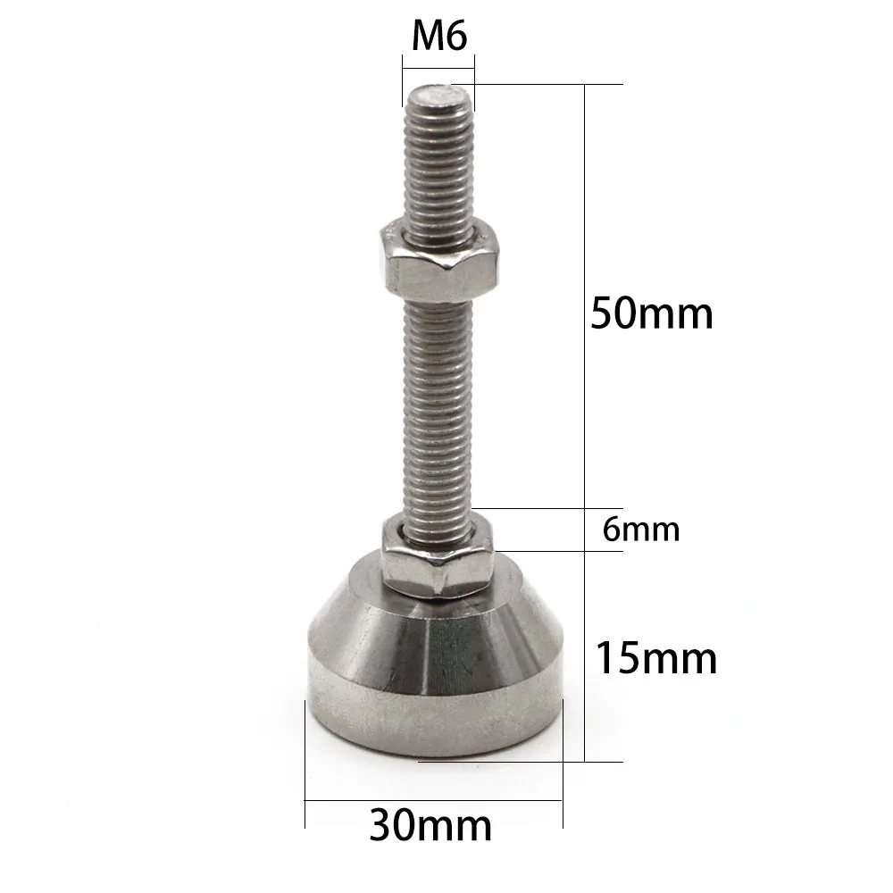 

Стационарные ножки из нержавеющей стали 304, 4 шт., 30 мм