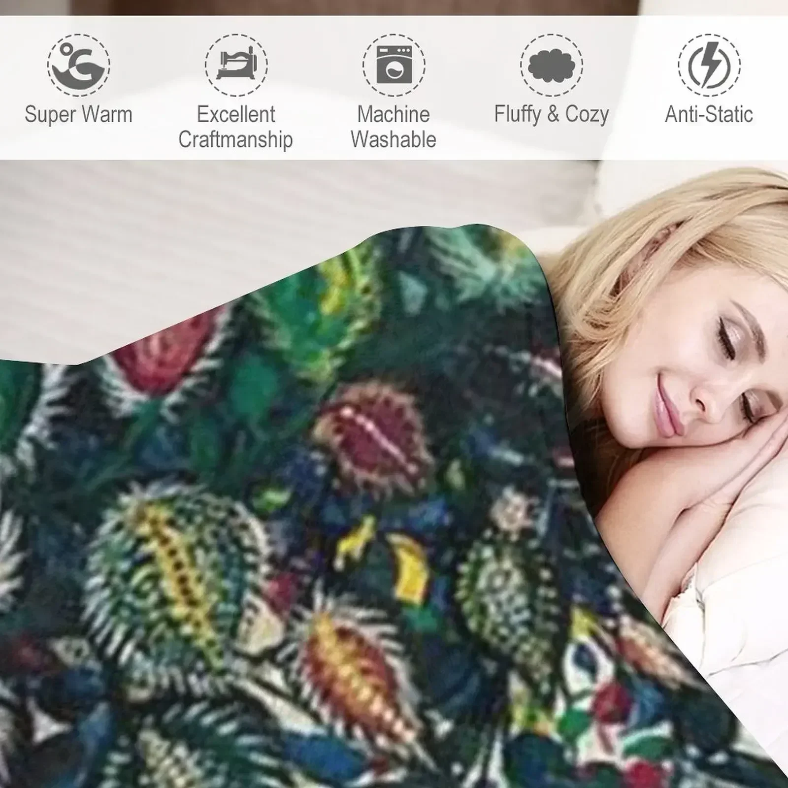 Feuilles - Seraphine Louis коллекция любимых художников пледы пляжное теплое зимнее самое