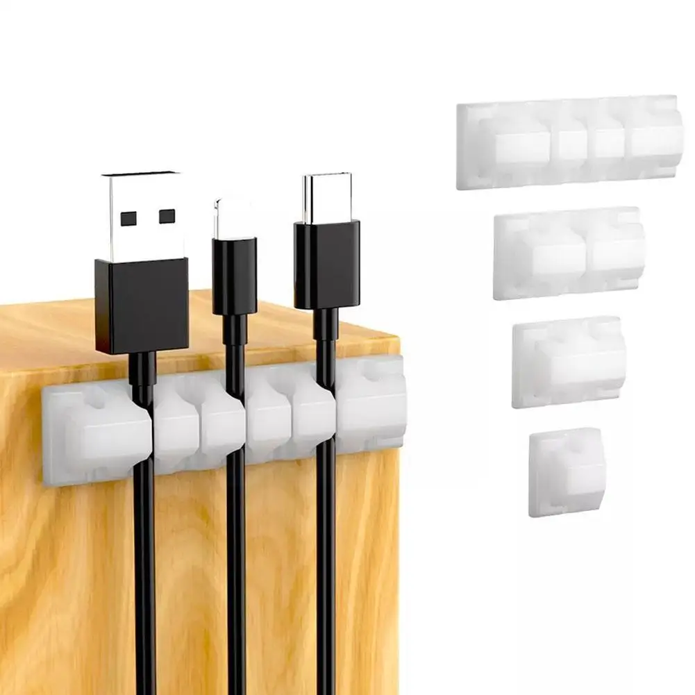 

Силиконовый органайзер для кабеля, держатель для кабеля, держатель для проводов мыши, устройство для намотки кабеля с несколькими отверсти...