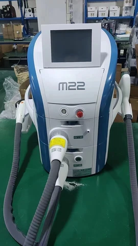 Профессиональный 2 в 1 M22 IPL OPT машина для омоложения кожи M22 отбеливание лица лечение сосудистых прыщей спа-устройство для удаления ушей