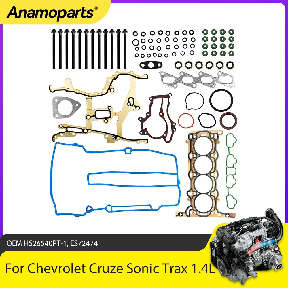 Комплект болтов прокладки головки блока цилиндров подходит для Buick Encorde Chevrolet Cruze