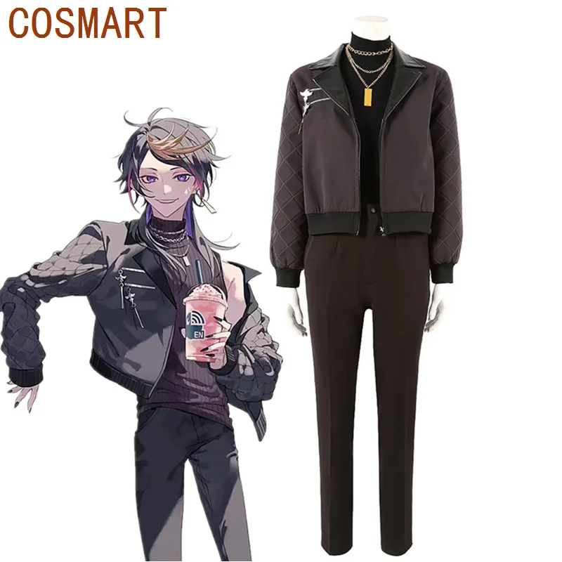 

COSMART Vtuber Nijisanji Luxiem Sakura Bloom Shu Cosplay Costume Cos Game Anime Party Uniform Hallowen Play Role Clothes