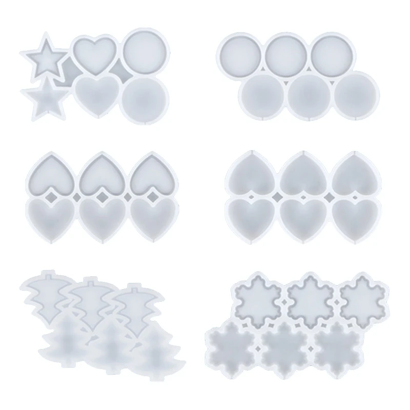 

Lollipop Silicone Mold Heart Shape Candy Epoxy Casting Mold DIY Christmas Decor Drop Shipping
