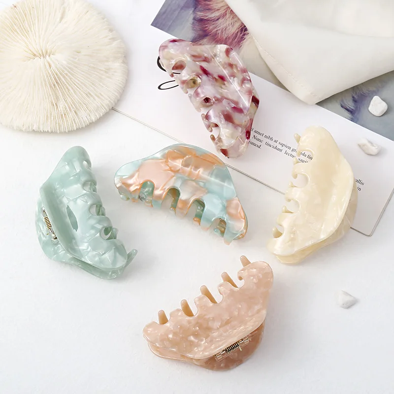 

Модная ацетатная заколка для волос для женщин 2022 модная Цветочная заколка для хвоста заколка для волос инструмент для укладки волос аксесс...